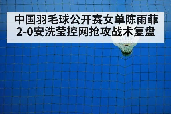 中国羽毛球公开赛女单陈雨菲2-0安洗莹控网抢攻战术复盘
